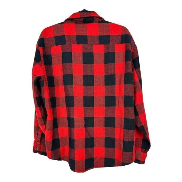Vintage Sportswear buffalo plaid button down shirt size XL - Picture 2 of 7